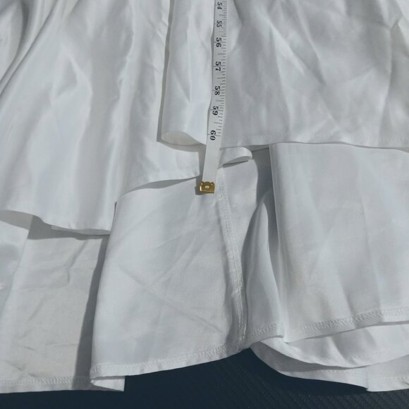 NEW Lulus Extraordinary Vow White Off-the-Shoulder Maxi Dress w/ Pockets Size S - Picture 15 of 15